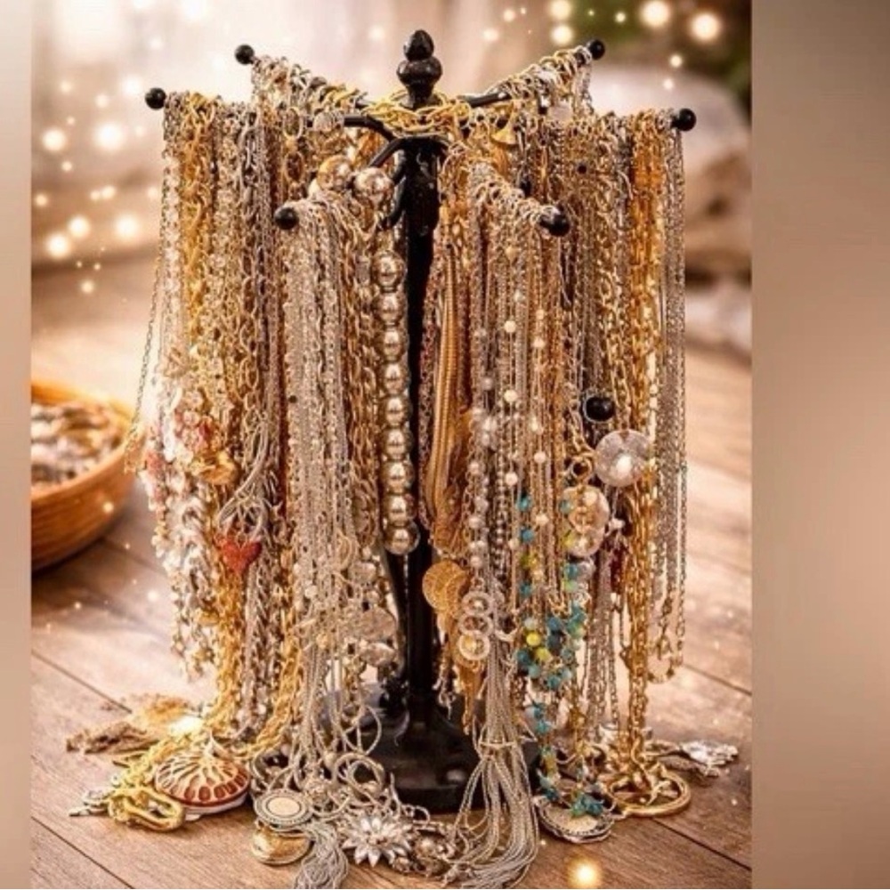 Layer Bar™ 1 LB Necklace Chains Discovery Lot Mixed Gold Silver Reseller - Picture 6 of 10